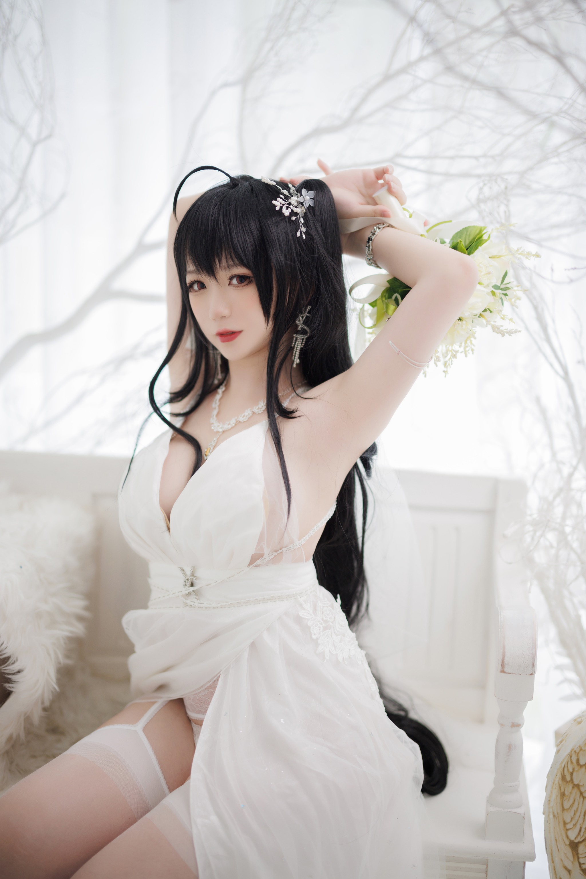樱落酱w - NO.028 大凤花嫁 [26P]-XikXak